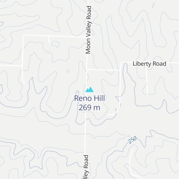 Map of Reno Hill