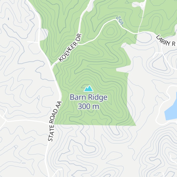 Map of Barn Ridge