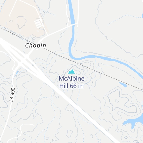 Map of McAlpine Hill