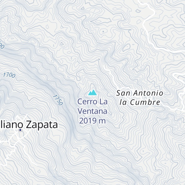 Map of Cerro La Ventana
