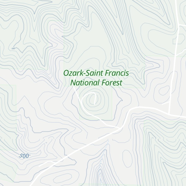 Map of Walker Mountain