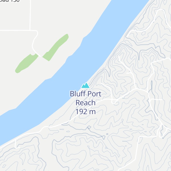 Map of Bluff Port Reach