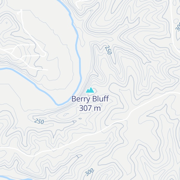 Map of Berry Bluff