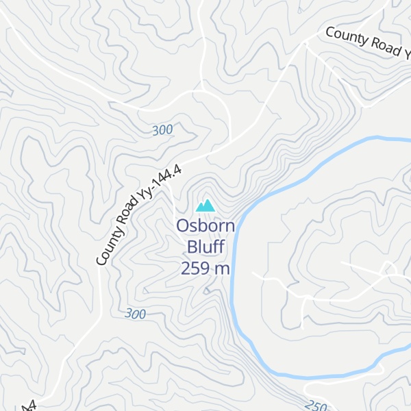 Map of Osborn Bluff