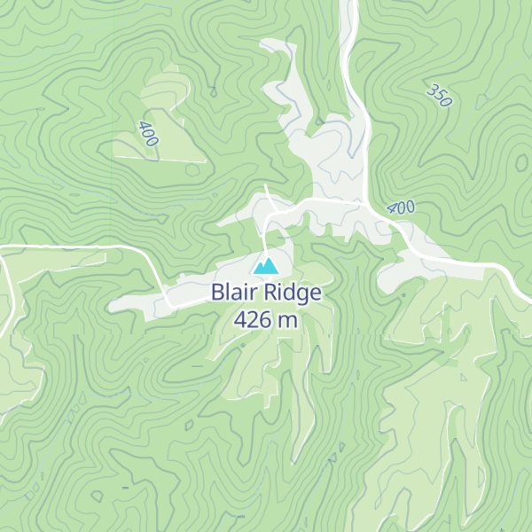 Map of Blair Ridge