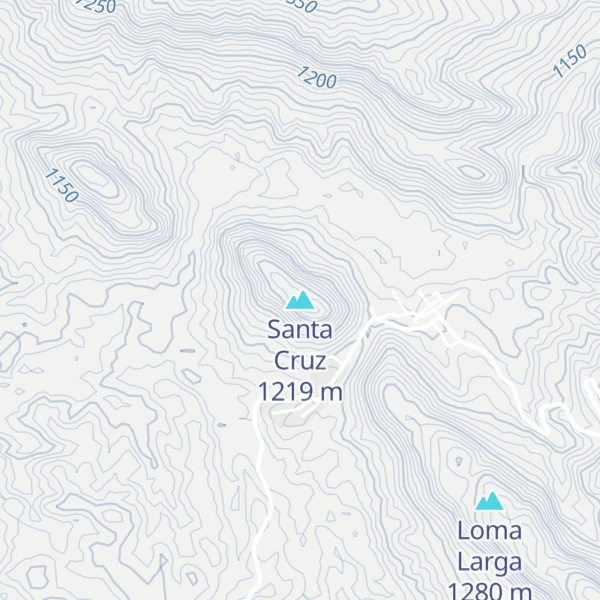 Map of Santa Cruz