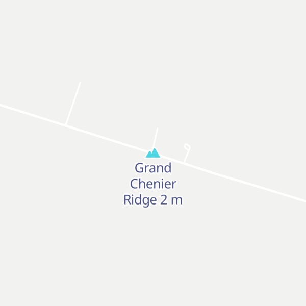 Map of Grand Chenier Ridge