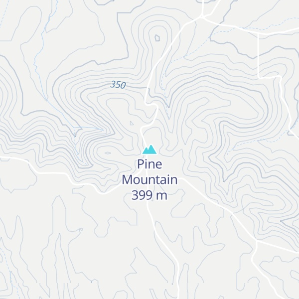 Map of Pine Mountain