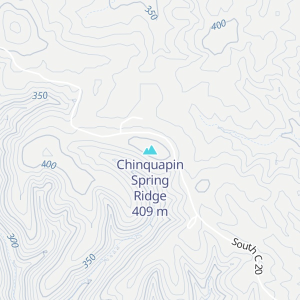 Map of Chinquapin Spring Ridge