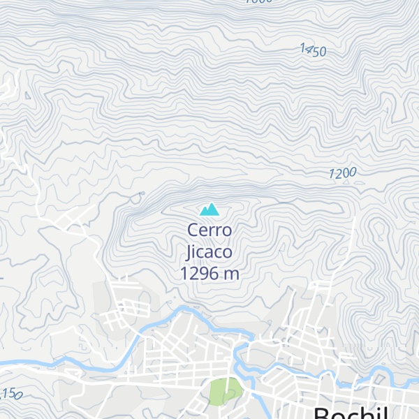 Map of Cerro Jicaco