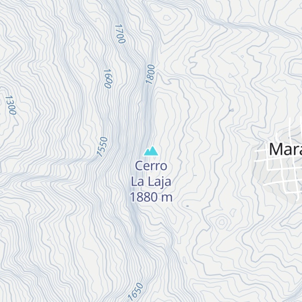 Map of Cerro La Laja