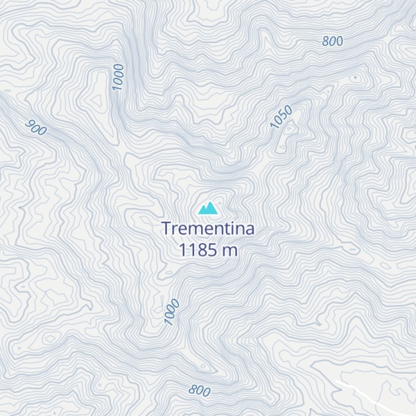 Map of Trementina