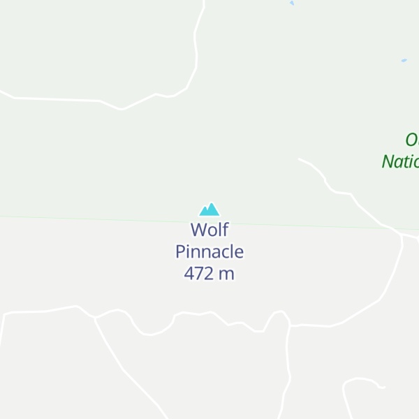 Map of Wolf Pinnacle