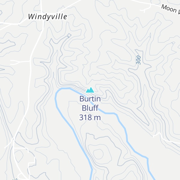 Map of Burtin Bluff