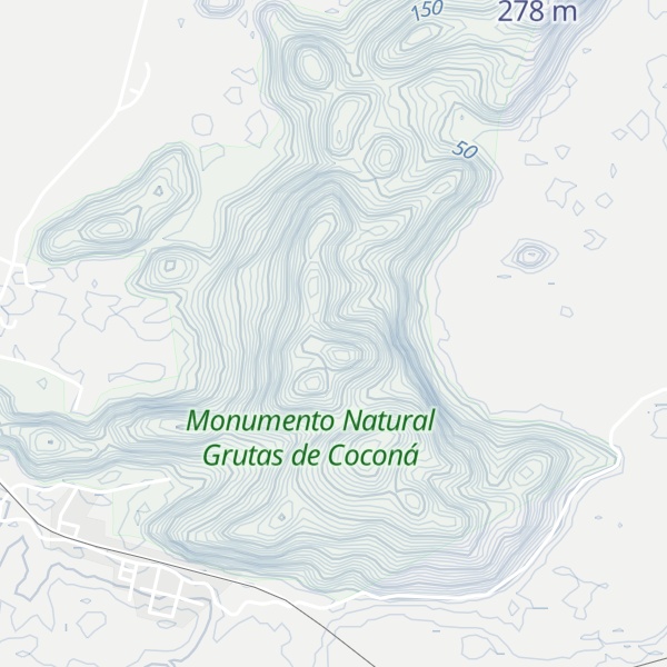 Map of Cerro Cocona