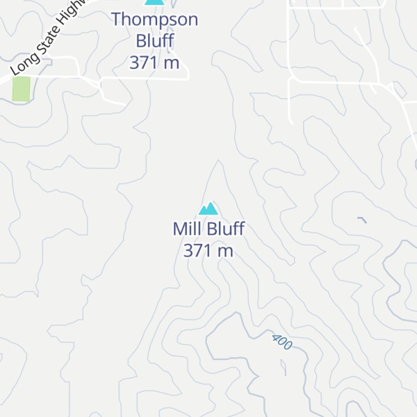 Map of Mill Bluff