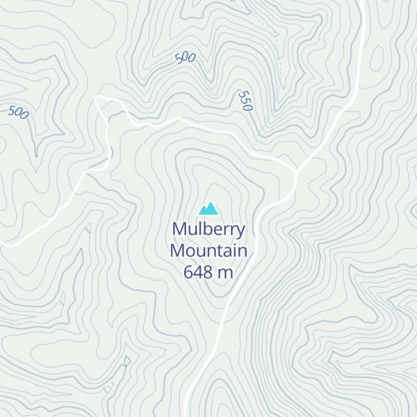 Map of Mulberry Mountain