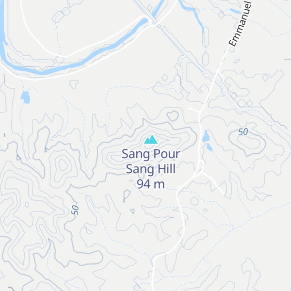 Map of Sampusand Hill