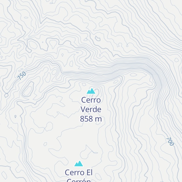 Map of Cerro Verde