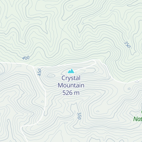 Map of Crystal Mountain