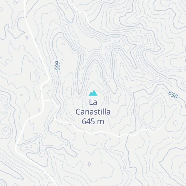 Map of La Canastilla