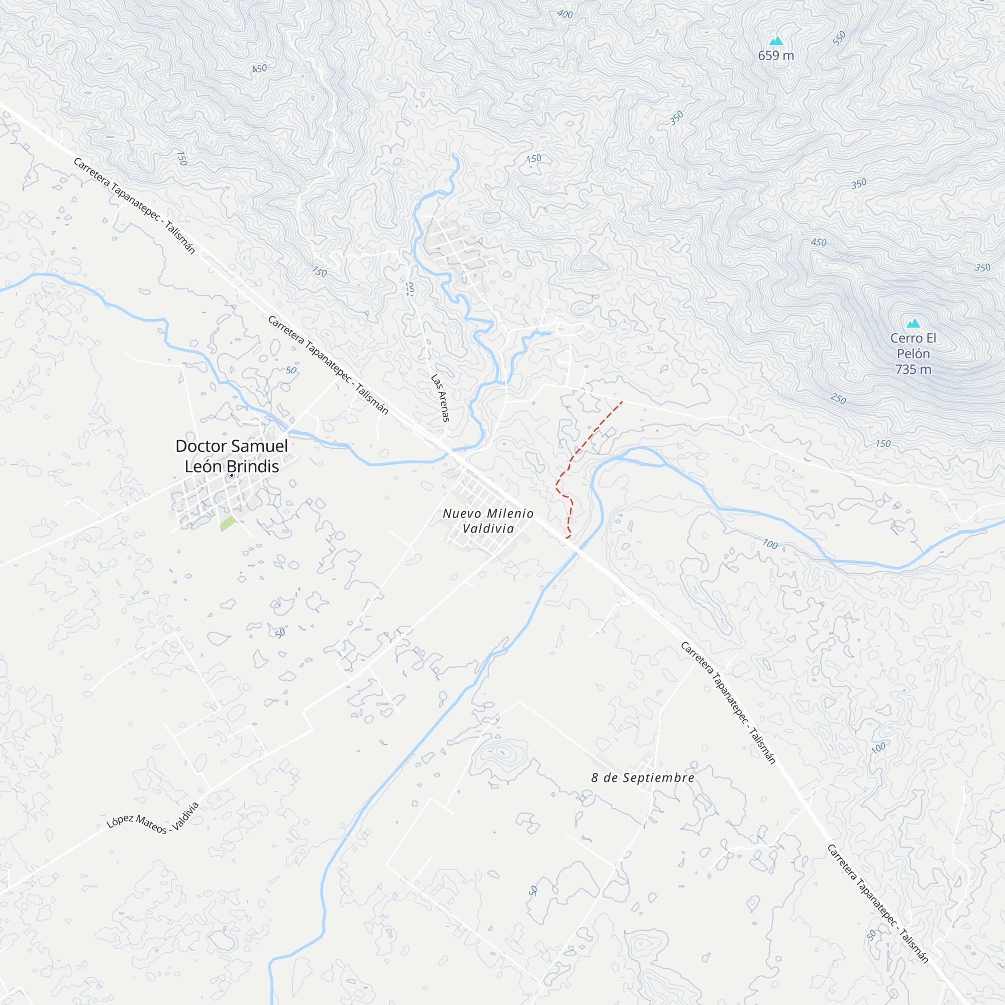 Cabaña Elvira map