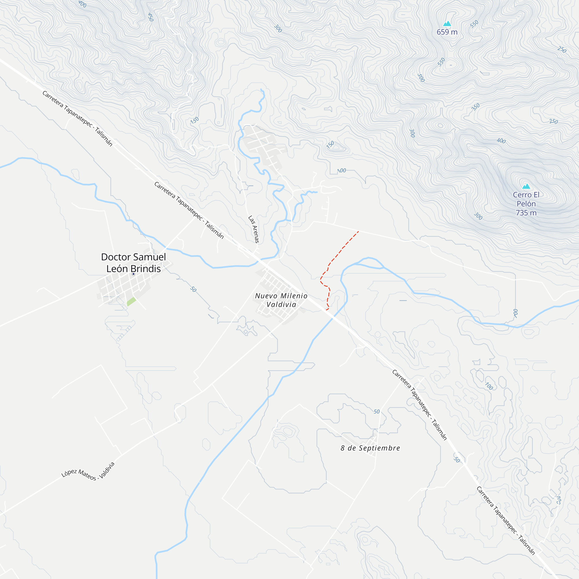 Cabaña Elvira map
