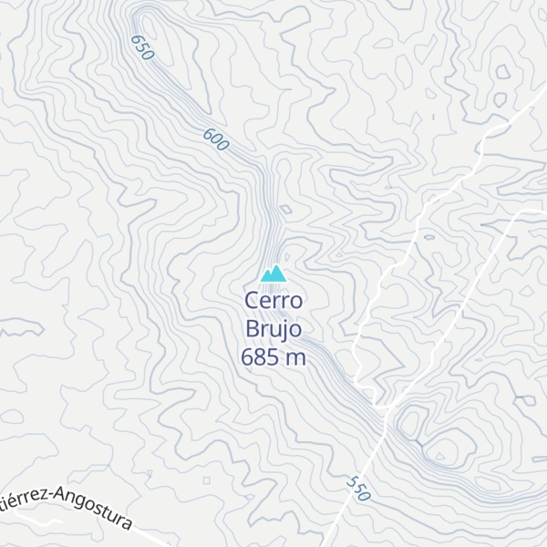 Map of Cerro Brujo