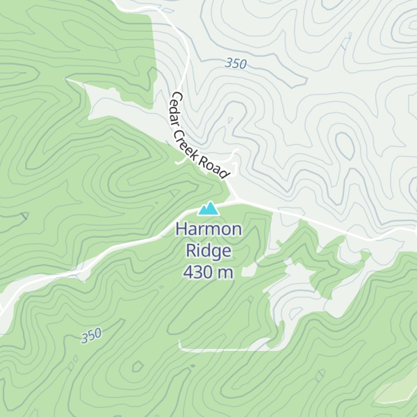 Map of Harmon Ridge