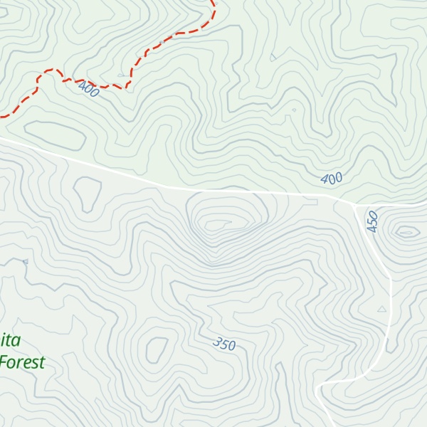 Map of Grindstone Mountain