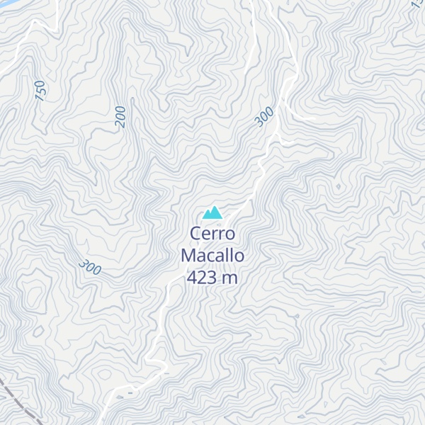 Map of Cerro Macallo