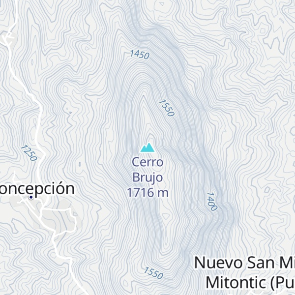 Map of Cerro Brujo