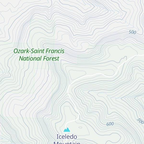 Map of Barlow Christian Mountain