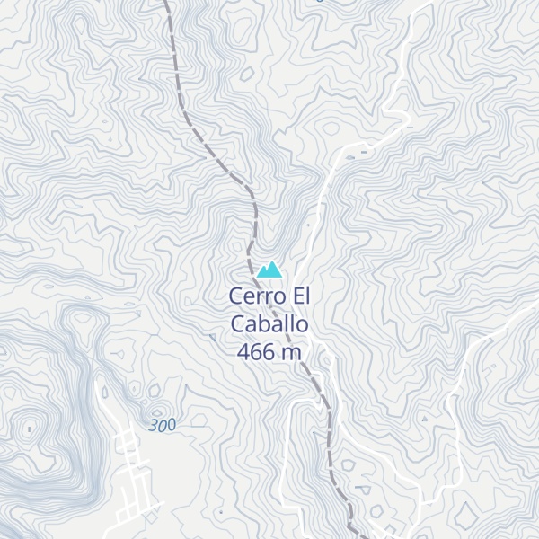 Map of Cerro El Caballo