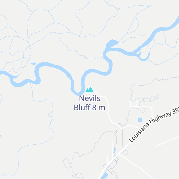 Map of Nevils Bluff