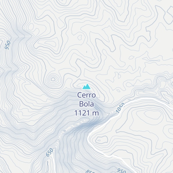 Map of Cerro Bola