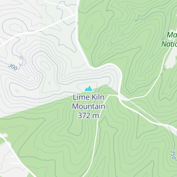 Map of Lime Kiln Mountain