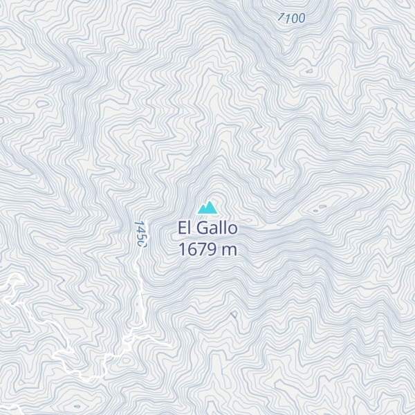 Map of El Gallo