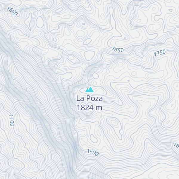Map of La Poza