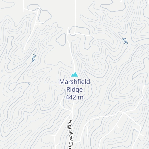Map of Marshfield Ridge