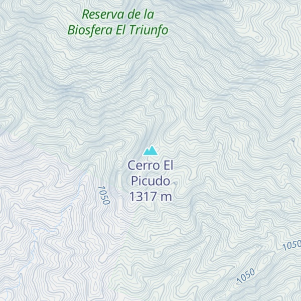Map of Cerro El Picudo