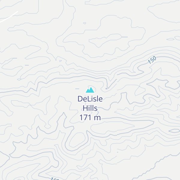 Map of DeLisle Hills