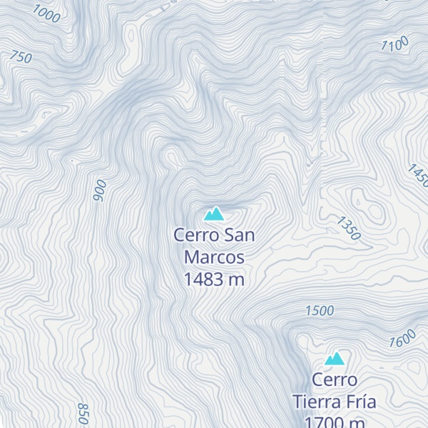 Map of Cerro San Marcos
