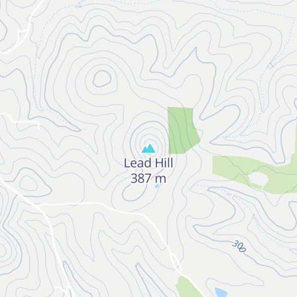 Map of Lead Hill
