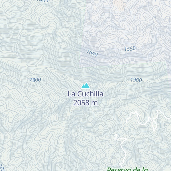 Map of La Cuchilla