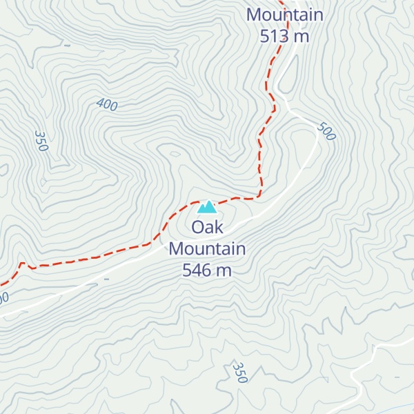 Map of Oak Mountain