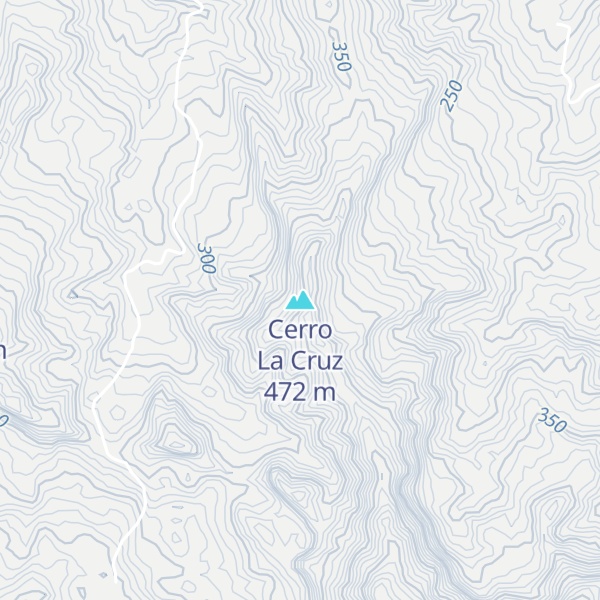 Map of Cerro La Cruz