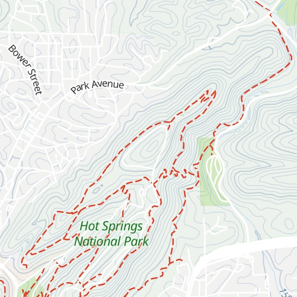 Map of North Mountain