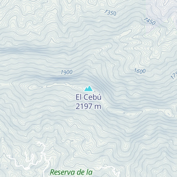 Map of El Cebú