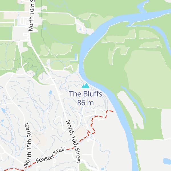 Map of The Bluffs